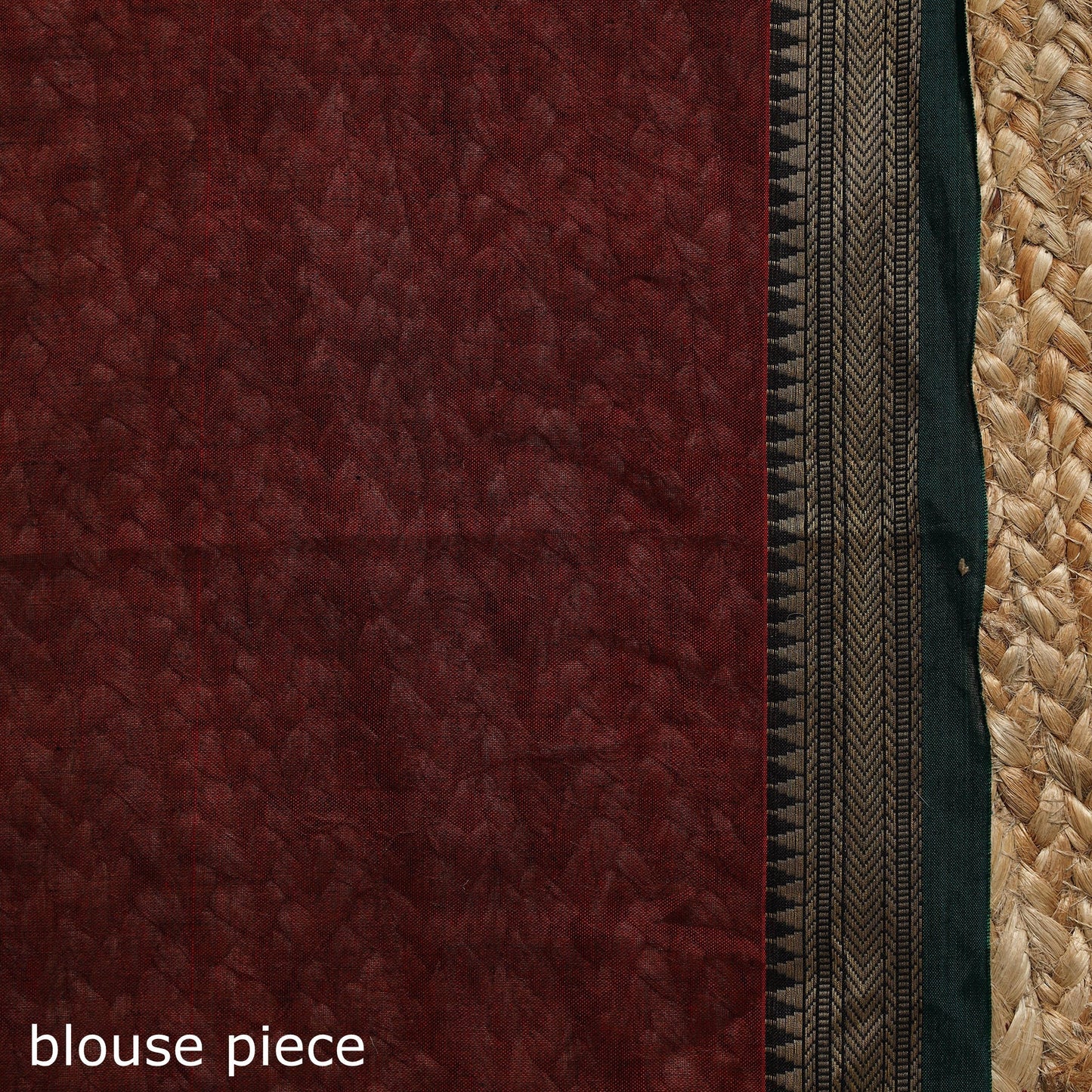 Dharwad cotton saree with border 53 - handcrafted