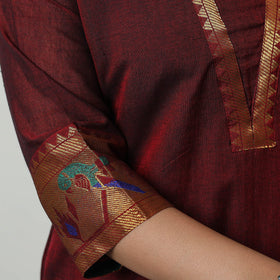 Dharwad Mercerised Cotton Kurta | Straight & Elegant for Women