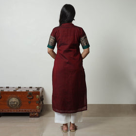 Dharwad Mercerised Cotton Kurta for Women Straight & Elegant 