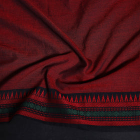 Dharwad weave cotton blouse piece 01 - handcrafted