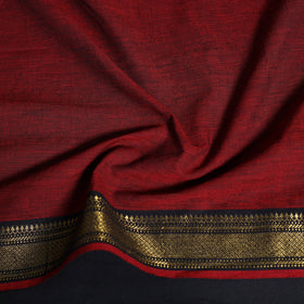 Dharwad weave cotton blouse piece 02 - handcrafted