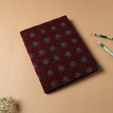 Ajrakh Fabric Cover Handmade Paper Notebook