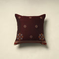 Maroon Gavanti Kasuti Hand Embroidery Cushion Cover