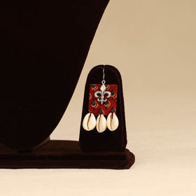 Maroon - german silver fabart choker necklace set