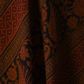 Hand bagh natural dyed cotton fabric 05 - handcrafted