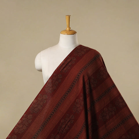 Hand bagh natural dyed cotton fabric 11 - handcrafted