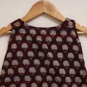 Hand bagru cotton baby girl dress (6-12 months) 07