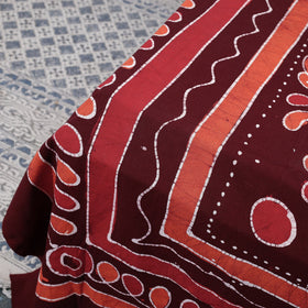 Buy Hand Batik Printed Cotton Double Bed Cover with Pillow Covers Online at iTokri.com