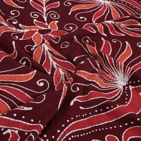 Buy Hand Batik Printed Cotton Double Bed Cover with Pillow Covers Online at iTokri.com