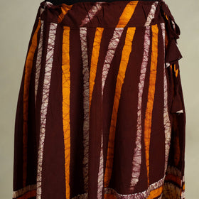 Buy Hand Batik Print Running Stitch Cotton Long Skirt