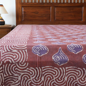  Block Art Print Cotton Double Bindaas Bed Sheet