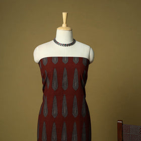 Hand block bagh print cotton 3pc unstitched dress material