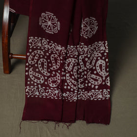 Hand batik cotton 3pc unstitched dress material 53