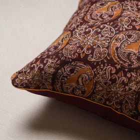 Hand block print kalamkari cushion cover 10 - handcrafted