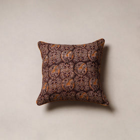 Hand block print kalamkari cushion cover 10 - handcrafted