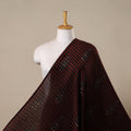 Hand natural dyed chanderi silk fabric 22 - handcrafted