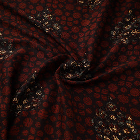 Hand natural dyed chanderi silk fabric 24 - handcrafted