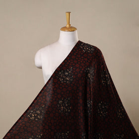 Hand natural dyed chanderi silk fabric 24 - handcrafted