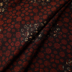 Hand natural dyed chanderi silk fabric 24 - handcrafted