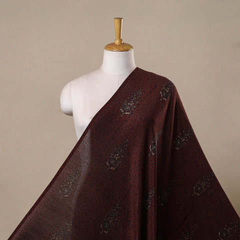 Hand natural dyed chanderi silk fabric 13 - handcrafted