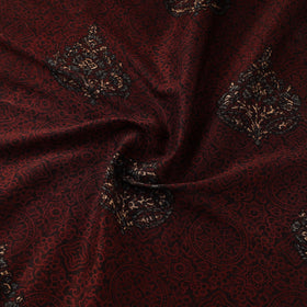 Hand natural dyed chanderi silk fabric 14 - handcrafted