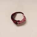 Handcrafted cotton elastic headband 02