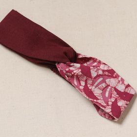 Handcrafted cotton elastic headband 02