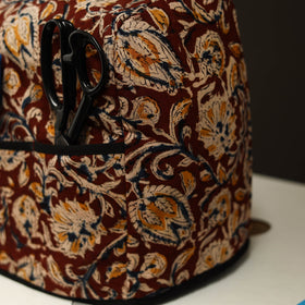 Maroon Handcrafted Cotton Sewing Machine Cover 