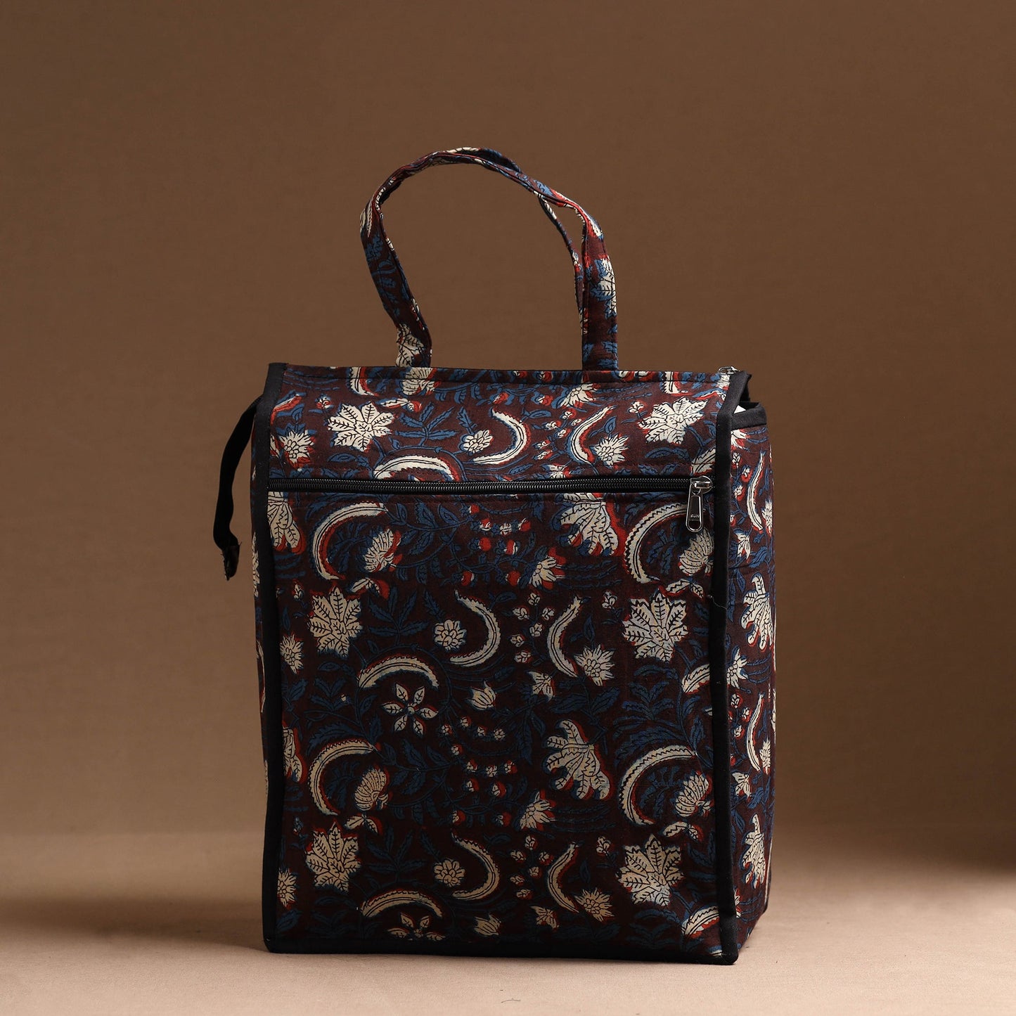 Maroon Handcrafted Cotton Shopping Bag 02