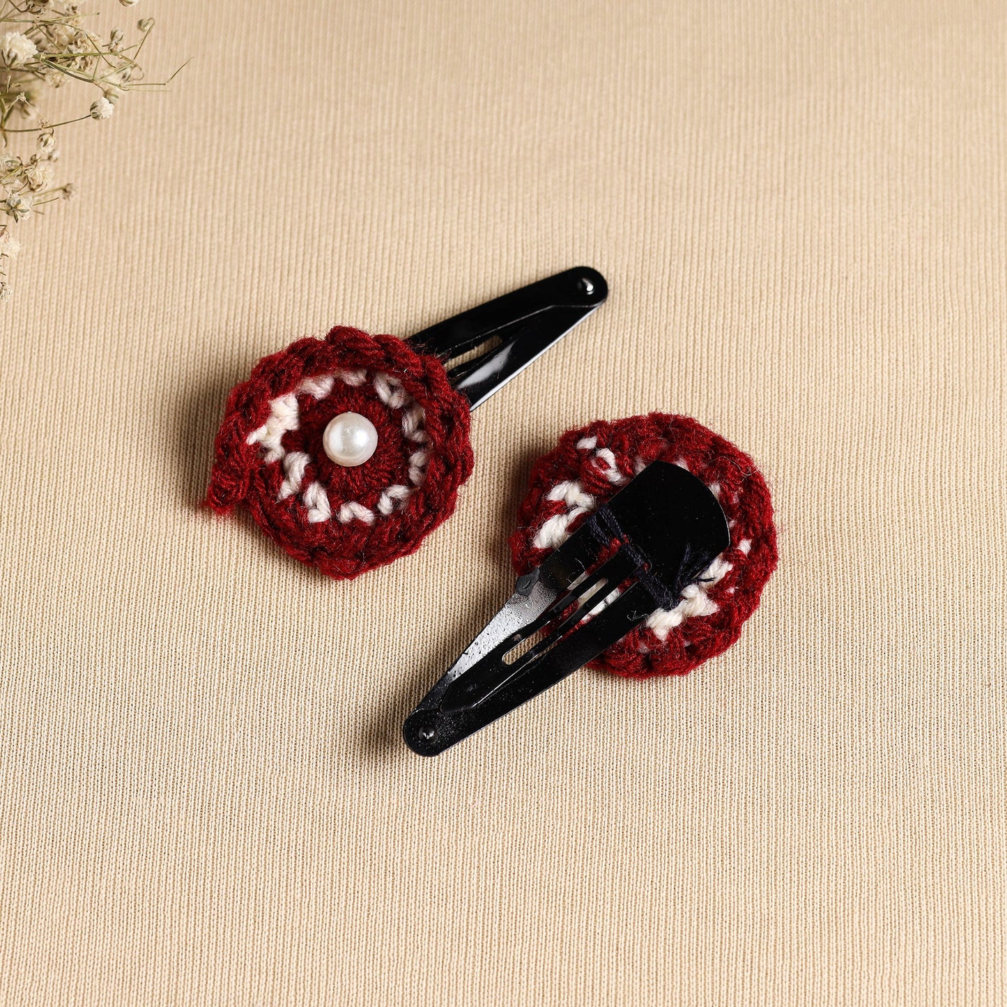 Butterfly Hair Clips for Women – Crochet Set