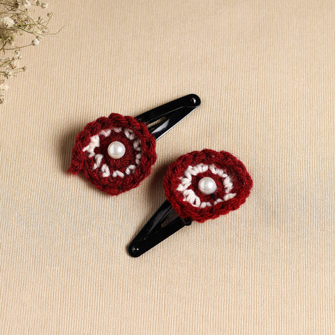 Butterfly Hair Clips for Women – Crochet Set