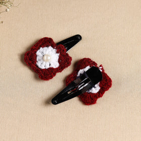 Butterfly Hair Clips for Women – Crochet Set