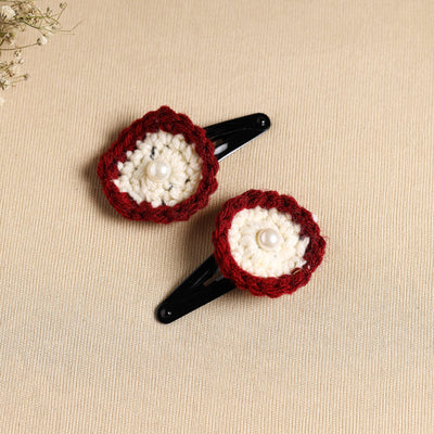 Butterfly Hair Clips for Women – Crochet Set