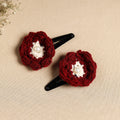 Butterfly Hair Clips for Women – Crochet Set