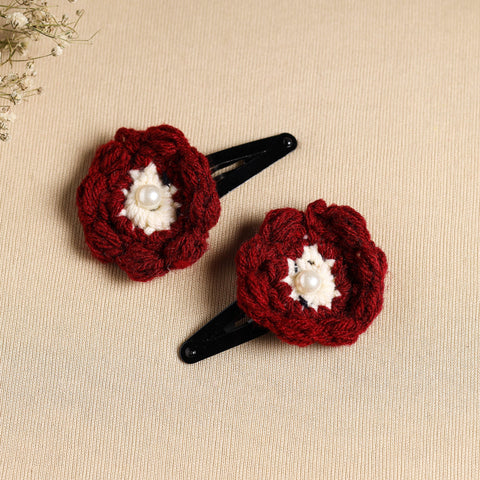 Butterfly Hair Clips for Women – Crochet Set