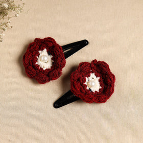 Butterfly Hair Clips for Women – Crochet Set