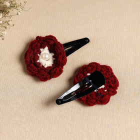 Butterfly Hair Clips for Women – Crochet Set