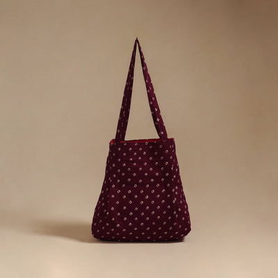 Handcrafted fabric jhola bag 02