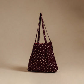 Handcrafted fabric jhola bag 04