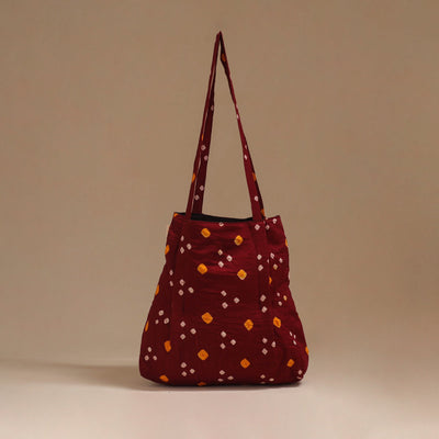 Handcrafted fabric jhola bag 08