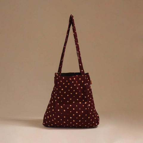 Handcrafted fabric jhola bag 09