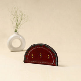 Handcrafted kutch leather clutch / wallet 48