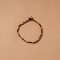 Handcrafted odisha dokra beads threadwork tribal anklet 21