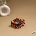 Handcrafted printed fabric ring/earring box 36