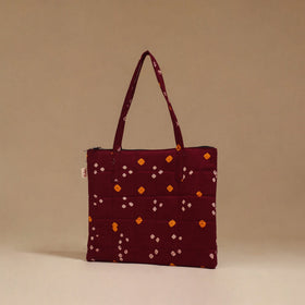 Handcrafted quilted handbag 85