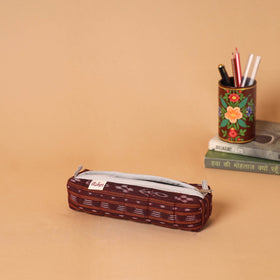 Handcrafted quilted pencil pouch 01