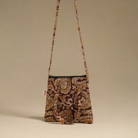 Handcrafted quilted sling bag 04
