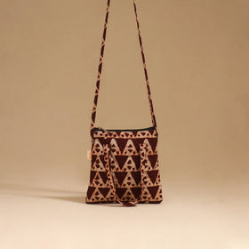 Handcrafted quilted sling bag 43