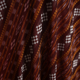 Handloom cotton sambalpuri dabi ikat fabric 04 - handcrafted