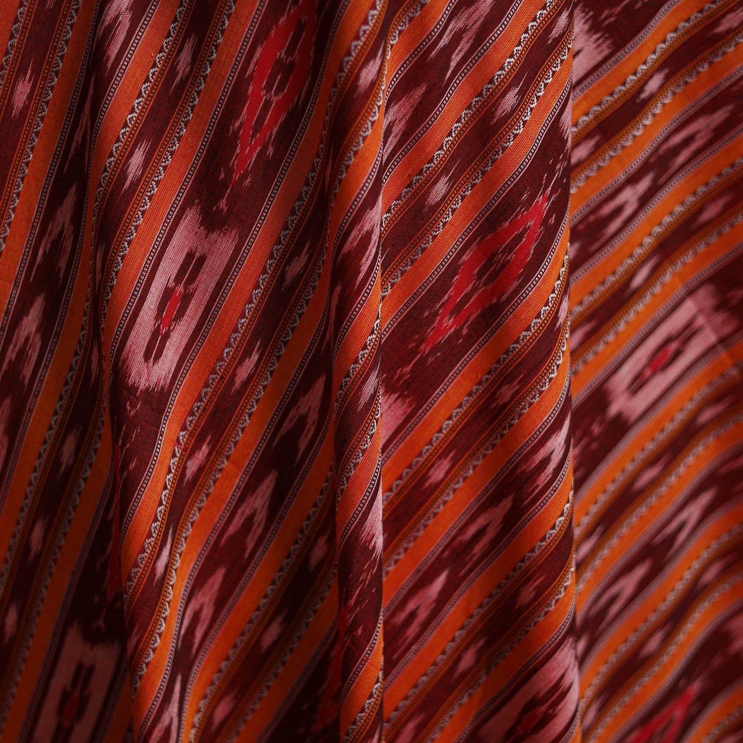 Handloom cotton sambalpuri ikat fabric 19 - handcrafted